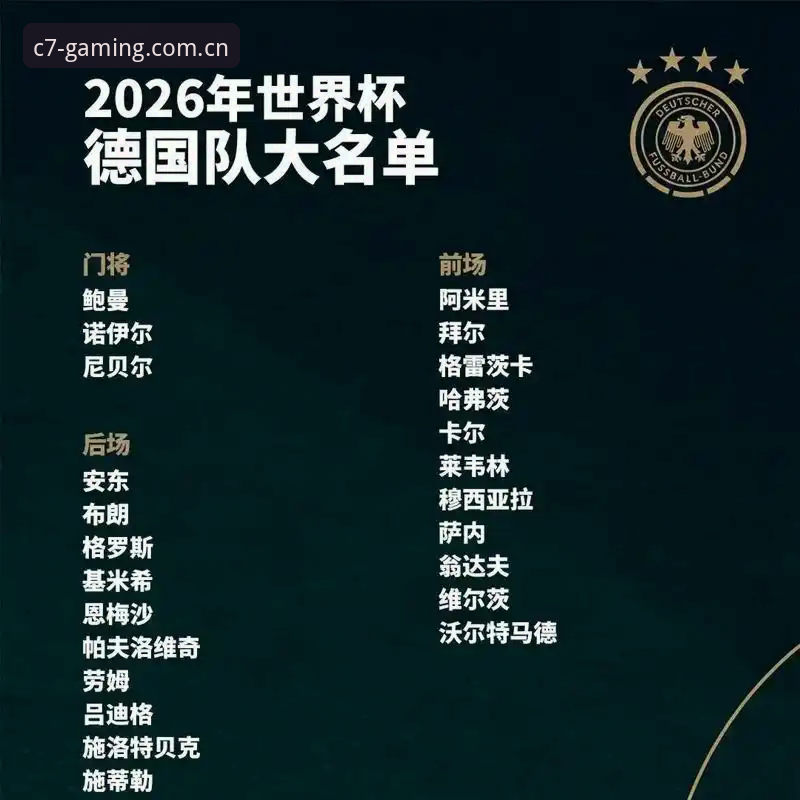 G3K8安全吗推荐 德国队世界杯26人名单最新动态:诺伊尔重返,C7电子娱乐平台赛事数据同步更新